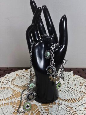 LIA SOPHIA Retired "BOTANICA" Necklace 16"-19" AND 7" Bracelet w/ Extension [BL9